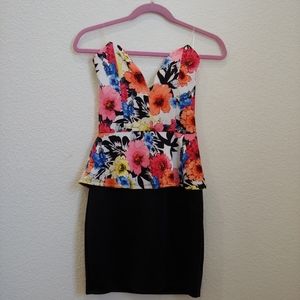 Floral Print Pencil Dress